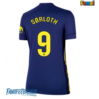 Atletico Madrid Alexander Sorloth #9 Tricou Fotbal Replică 2025-26 Femei Deplasare